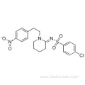 BenzenesulfonaMide, 4-chloro-N-[1-[2-(4-nitrophenyl)ethyl]-2-piperidinylid ene]- CAS 93101-02-1